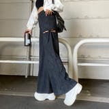 サイドスリットリボンカットワイドパンツ | non-hedge  | 詳細画像29 