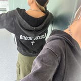 クロス刺繍ブリーチZIPパーカー | non-hedge  | 詳細画像16 