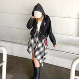 クロス刺繍ブリーチZIPパーカー | non-hedge  | 詳細画像19 