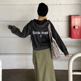 クロス刺繍ブリーチZIPパーカー | non-hedge  | 詳細画像8 