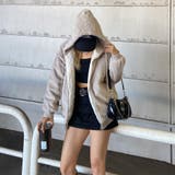 フェイクファーフードZIP | non-hedge  | 詳細画像12 