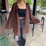 ブラウン | ニットトッパーカーディガン | non-hedge 