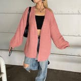 ピンク | ニットトッパーカーディガン | non-hedge 