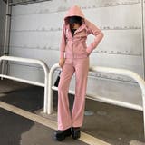 ピンク | ラメZIPパーカー・パンツセットアップ | non-hedge