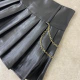 ファーベルト付き合成皮革タックスカート | non-hedge  | 詳細画像31 
