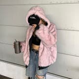 リバーシブルファーフードブルゾン | non-hedge  | 詳細画像3 