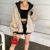 リバーシブルファーフードブルゾン | non-hedge  | 詳細画像31 