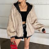 リバーシブルファーフードブルゾン | non-hedge  | 詳細画像32 