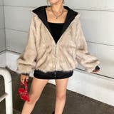 リバーシブルファーフードブルゾン | non-hedge  | 詳細画像33 