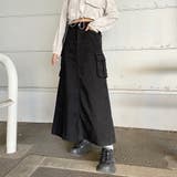 ブラック | カーゴロングスカート | non-hedge