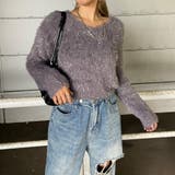 グレー | ラメシャギーニットプルオーバー | non-hedge