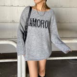 グレー | ロゴニットチュニック | non-hedge