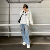 ハーフZIP裾ドロストチュニック | non-hedge | 詳細画像2