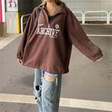 ハーフZIP裾ドロストチュニック | non-hedge | 詳細画像19