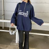 ハーフZIP裾ドロストチュニック | non-hedge | 詳細画像24