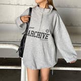 グレー | ハーフZIP裾ドロストチュニック | non-hedge