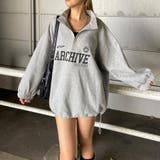 ハーフZIP裾ドロストチュニック | non-hedge | 詳細画像31