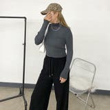 ハイネックリブショートトップス | non-hedge  | 詳細画像3 