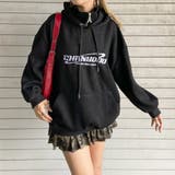 刺繍ロゴZIPフードチュニック | non-hedge  | 詳細画像10 