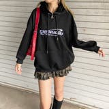 刺繍ロゴZIPフードチュニック | non-hedge  | 詳細画像11 