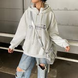 刺繍ロゴZIPフードチュニック | non-hedge  | 詳細画像15 