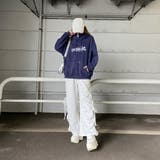 刺繍ロゴZIPフードチュニック | non-hedge  | 詳細画像17 