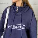 刺繍ロゴZIPフードチュニック | non-hedge  | 詳細画像24 