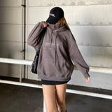 刺繍ロゴZIPフードチュニック | non-hedge  | 詳細画像4 