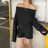 オフショルニットトップス・ショートパンツセットアップ | non-hedge | 詳細画像13