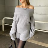 グレー | オフショルニットトップス・ショートパンツセットアップ | non-hedge
