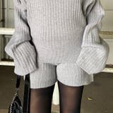 オフショルニットトップス・ショートパンツセットアップ | non-hedge | 詳細画像26