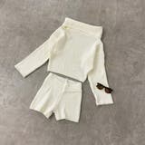 オフショルニットトップス・ショートパンツセットアップ | non-hedge | 詳細画像32