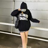 ブラック | フードロゴニットチュニック | non-hedge 