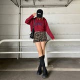 フードロゴダメージショートニットトップス | non-hedge  | 詳細画像20 