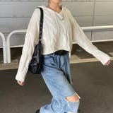 ケーブルフードショートプルオーバー | non-hedge  | 詳細画像10 