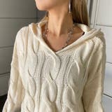 ケーブルフードショートプルオーバー | non-hedge  | 詳細画像11 