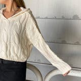 ケーブルフードショートプルオーバー | non-hedge  | 詳細画像13 