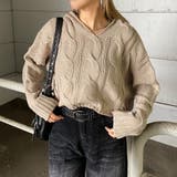 ケーブルフードショートプルオーバー | non-hedge  | 詳細画像28 