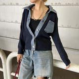 デニム切替トップス | non-hedge  | 詳細画像25 