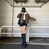 エリフェイクファー合成皮革ブルゾン | non-hedge  | 詳細画像2 