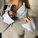 シャツ見せかけニットチュニック | non-hedge  | 詳細画像10 