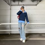 シャツ見せかけニットチュニック | non-hedge  | 詳細画像17 