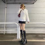 シャツ見せかけニットチュニック | non-hedge  | 詳細画像23 