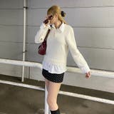 シャツ見せかけニットチュニック | non-hedge  | 詳細画像24 