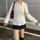 シャツ見せかけニットチュニック | non-hedge  | 詳細画像26 