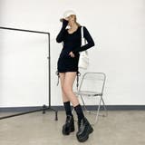 フードヘンリードロストワンピース | non-hedge | 詳細画像9