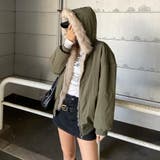 リバーシブルファーフードミリタリージャケット | non-hedge  | 詳細画像16 