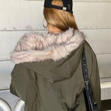 リバーシブルファーフードミリタリージャケット | non-hedge  | 詳細画像22 