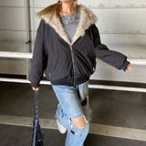 ブラック | リバーシブルファーフードミリタリージャケット | non-hedge 