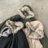 リバーシブルファーフードミリタリージャケット | non-hedge  | 詳細画像55 